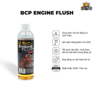 Súc động cơ xe máy bcp thái lan, dung dịch súc rửa động cơ engine flush 100ml nhập khẩu