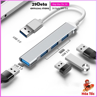 Bộ chia HUB Type C và HUB USB 3.0 tốc độ cao 29Date cổng chia usb mở rộng kết nối chuyển đổi cho laptop máy tính PC