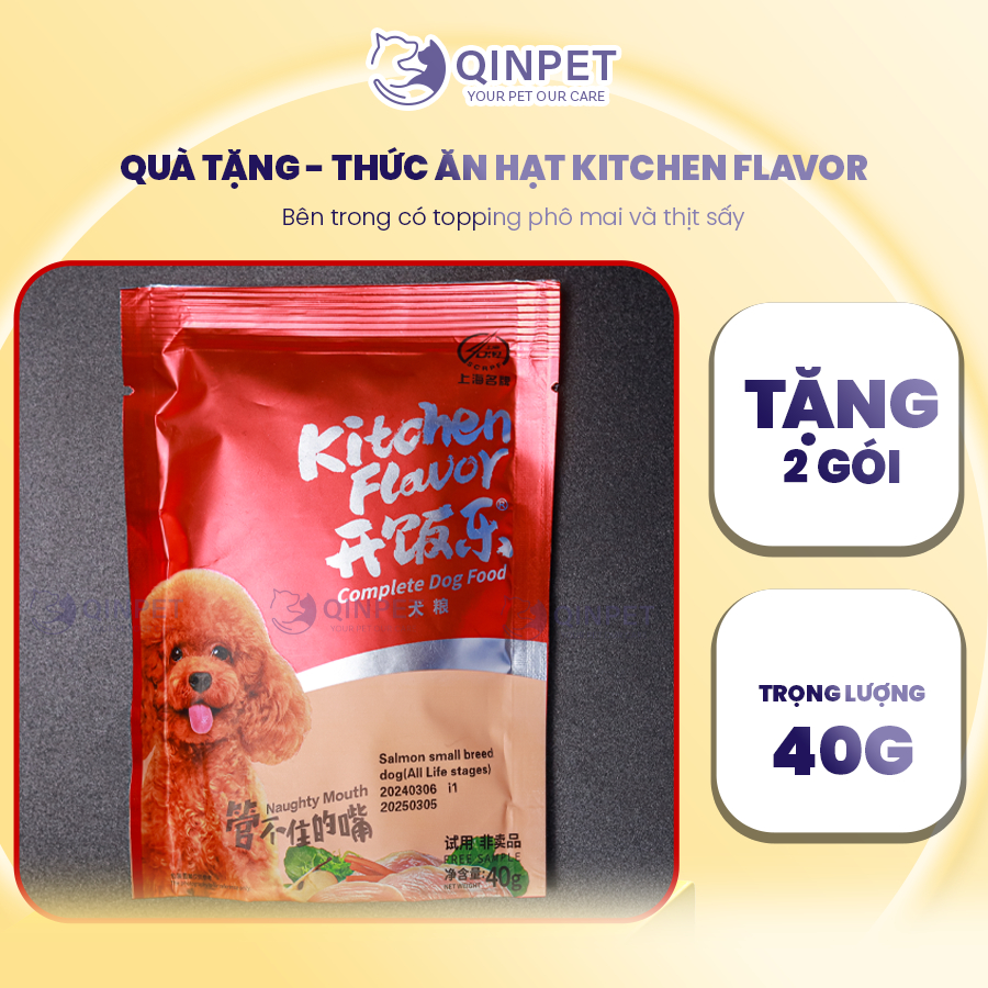 Thức ăn hạt Kitchen Flavor / dành cho chó cưng, mèo cưng 40g