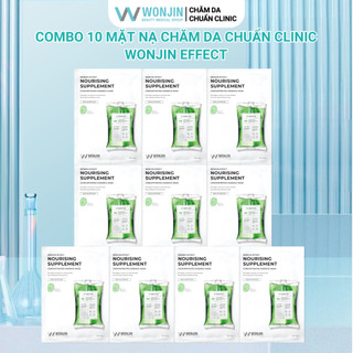  Combo 10 Mặt Nạ Phục Hồi Chuyên Sâu WonJin Effect Nourising Supplement Mask 30g/miếng