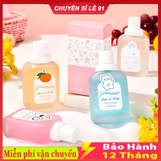 Nước Hoa Xịt Thơm BEAR BABY trẻ em 50ml cho bé có làn da nhạy cảm tránh muỗi đốt
