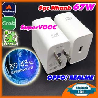 Sạc Oppo 67W chính hãng Sạc Super VOOC gồm củ sạc oppo 67w và dây sạc oppo Type C