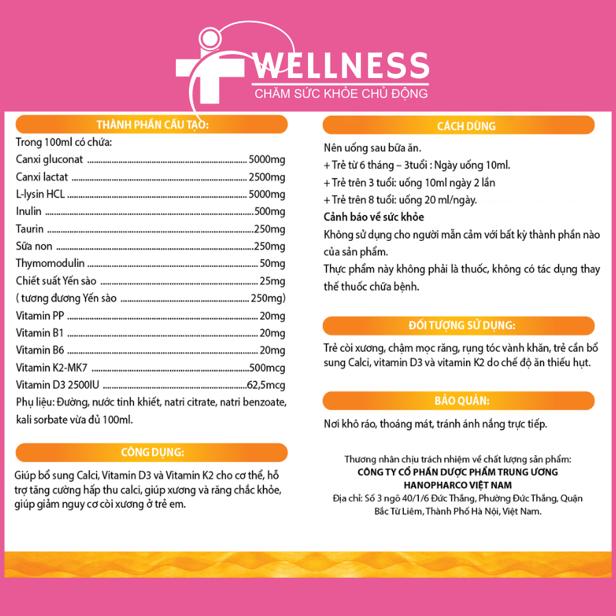 COMBO Cao: 3 Canxi hữu cơ cho bé CANXI BOBBY TW và 3 Kẽm ZIN C BOBBY KID TW Hanopharco