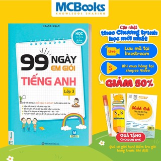 Sách 99 Ngày Em Giỏi Tiếng Anh Lớp 3 Kèm App Học Online