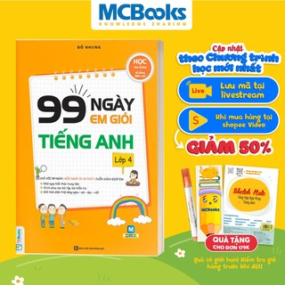 Sách 99 Ngày Em Giỏi Tiếng Anh Lớp 4 Kèm App Học Online