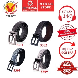 Dây thắt lưng nữ da trăn Huy Hoàng 2,5P màu đen, nâu, da nguyên thủy, trắng HP5301-02-03-09