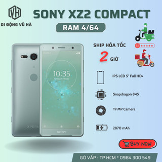 Điện thoại Sony Xz2 Compact 64Gb nhỏ gọn pin khoẻ