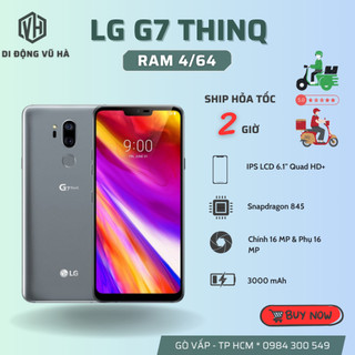 Điện thoại LG G7 ThinQ bản Mĩ ram 4gb/64gb zin đẹp