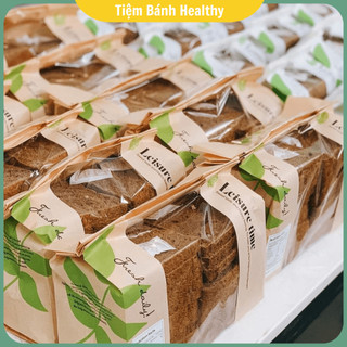 Bánh Mì Đen Lúa Mạch Nguyên Cám Không Đường, Dinh Dưỡng Ăn Kiêng Giảm Cân Healthy