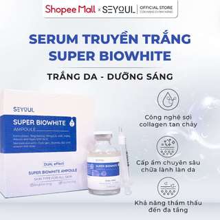 Tinh Chất Truyền Trắng Super BioWhite SEYOUL dưỡng trắng, cung cấp độ ẩm, tăng sinh collagen cho da