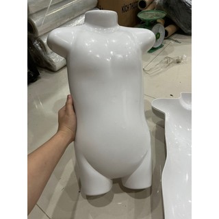 Canh máng nhựa trẻ em, có kèm đầu móc-Manocanh trưng bày quần áo