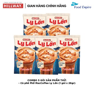 {Date 28/9/2025} Comno 5 gói lẻ cà phê sữa Ly Lớn MacCoffee (5 gói x 26G)