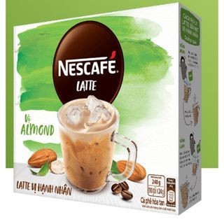Combo Nescafé Latte sữa hạt vị hạt phỉ/ Sô cô la (10 gói lẻ x 24g)