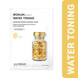 Combo 10 mặt nạ truyền trắng wonjin effect water toning mask 30g tặng sửa rửa mặt 80ml