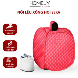 Combo nồi xông hơi điện Seka và lều xông hơi Seka tự bung, khử trùng toàn thân dùng cho gia đình