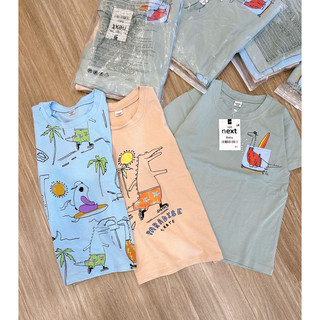 Set 3 áo cộc khủng long mặc quần bé trai
