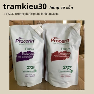 Kem duỗi túi collagen procerin 500ml số 1+ số 2
