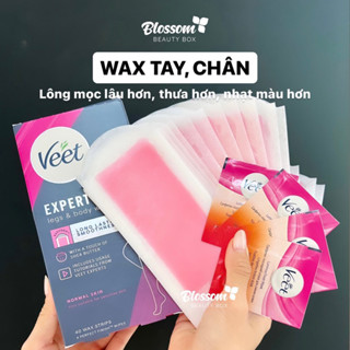   20 miếng  Tẩy lông WAX giấy VEET wax strips cho tay chân body bikini 