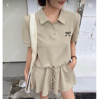 Set áo ribbon của hàn quốc free size .