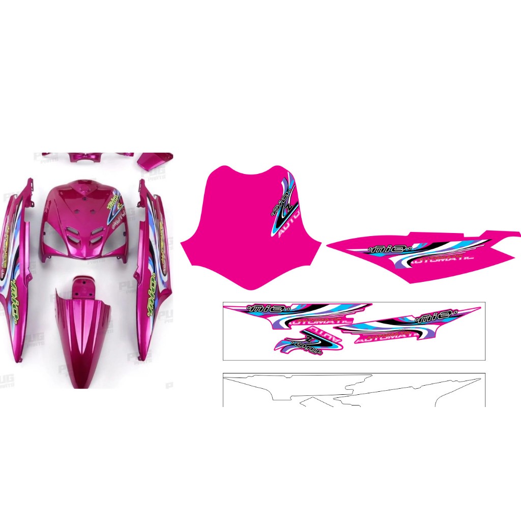 TEM MIO NHỎ MẪU HỒNG CÁNH SEN CAO CẤP, TEM THIẾT KẾ 3 LỚP SIÊU DÍNH