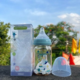 (tặng thêm 1 núm )BÌNH SỮA BABUU [ PPSU ] họa tiết - 160ml - 240ml