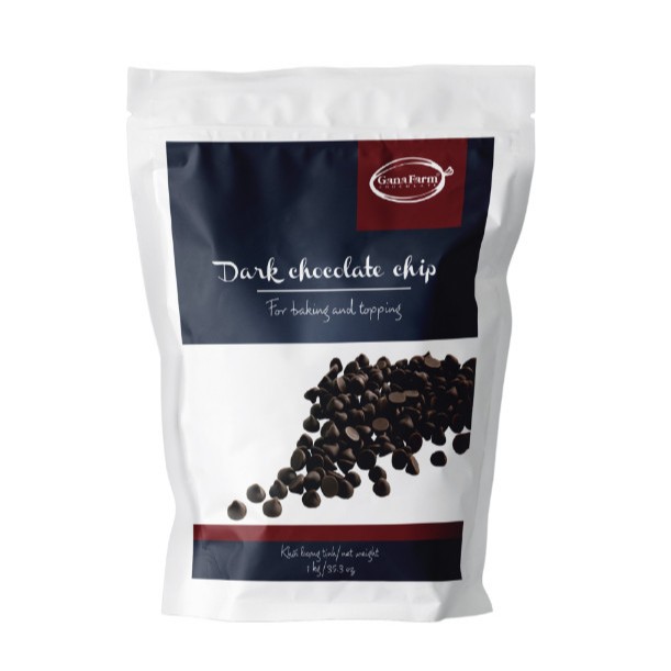 Socola Chip Đen Ganafarm Gói 1kg