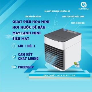 Quạt Điều Hòa Hơi Nước Mini Phun Sương Tạo Độ Ẩm Trong Phòng Bảo Hành 12 Tháng