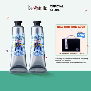 Combo 2 Kem Khử Mùi Hôi Chân Bạc Hà Kháng Khuẩn Cho Nam Deonatulle Men's Sara Sara Cream For Feet 30G