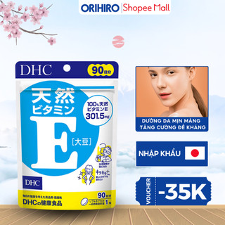 Vitamin E DHC Nhật Bản hỗ trợ trẻ hóa da giúp giảm cứng khớp, cải thiện sức khỏe gói 90 ngày