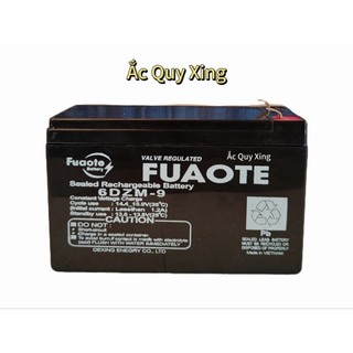 Bình ắc quy FUAOTE 12v7ah,12v9ah,12v12ah dùng cho loa kéo,máy phun thuốc Trừ sâu,quạt tích điện,UPS oto điện trẻ em