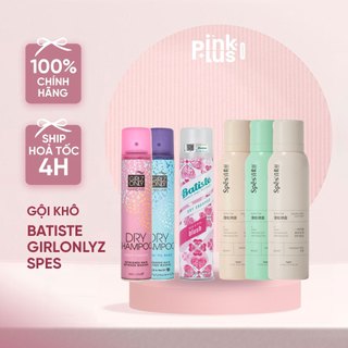 Dầu Gội Khô Batiste Dry Shampoo 200ml Hết Ngứa, Hết Bết Dính Tóc Bồng Bềnh Tức Thì