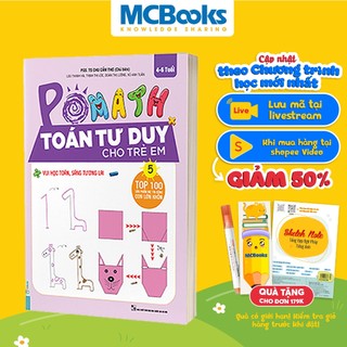 Sách Pomath Toán Tư Duy Cho Trẻ Em Tập 5 Tặng Kèm App Online