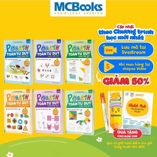 Sách Combo Pomath Toán Tư Duy Cho Trẻ Em (Tập 1 6) MCbooks