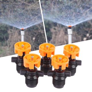 Vòi phun nước tự động 360 độ, Béc phun nước tự động 360 độ, Béc phun nước tưới cây, tưới rau
