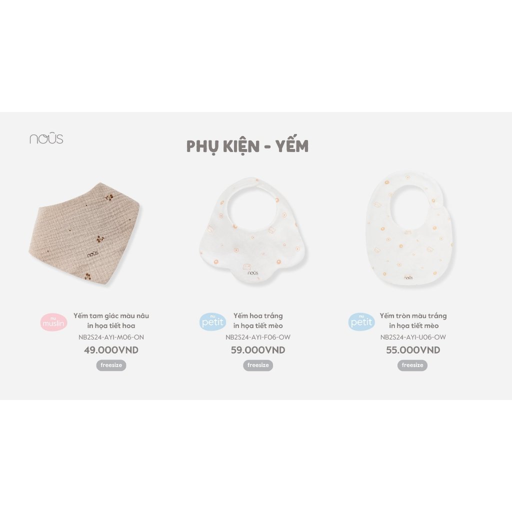 Yếm Tam Giác Nous Velours