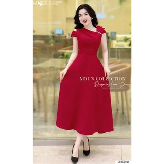  MDU4038Váy thiết kế thanh lịch chất liệu Mango Hàn cao cấp, hàng 2 lớp chất mát mịn, sang chảnh.