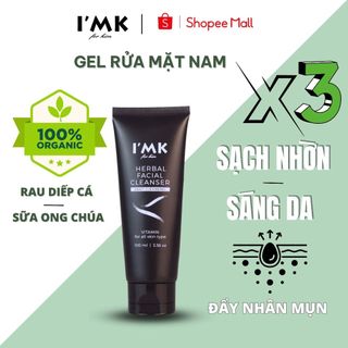 Sữa Rửa Mặt Nam I'MK Sạch Mụn Sáng Da Từ Thiên Nhiên Dùng Cho Mọi Loại Da