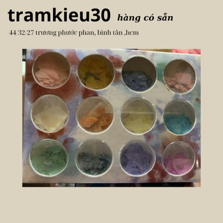 Xà cừ trang trí móng siêu mỏng - hộp 12 hũ