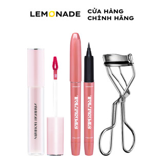 Combo Lemonade 01 Son Tint Bóng Mirror Mirror Water Tint 4g, 01 Bút kẻ mắt SuperNatural Eyeliner 1g Và 01 Kẹp Mi 22g