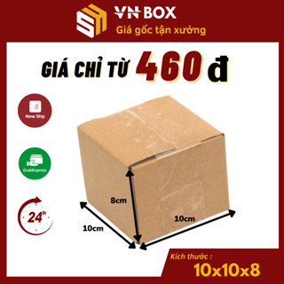 10x10x8 Combo 100 Hộp carton đóng hàng size nhỏ - VN Box