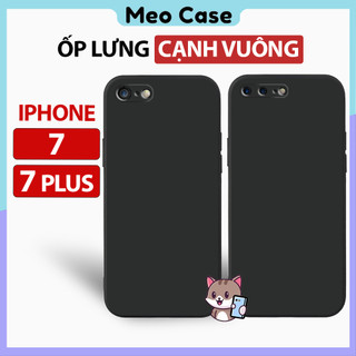 Ốp lưng iphone 7 Plus, Iphone 8 Plus, iphone 7/8G, TPU viền vuông, Vỏ điện thoại bảo vệ viền camera toàn diện | Meo case