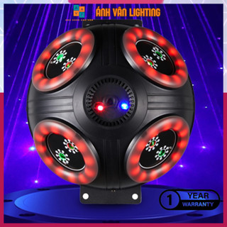  Đèn Moving Nấm 10 Mắt Laser Xoay 360 Độ Quét Tia Cực Mạnh Cho Phòng Karaoke Vũ Trường Phòng Bay 