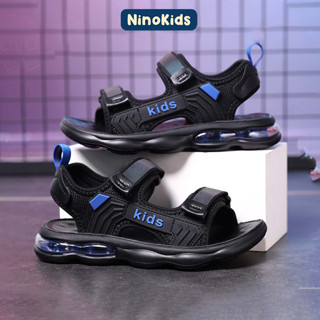 Dép Sandal siêu bền, dép bé trai từ lớp 1 - 9 đế khí êm ái cảm giác thoải mái, chống trơn trượt GBT08 NinoKids