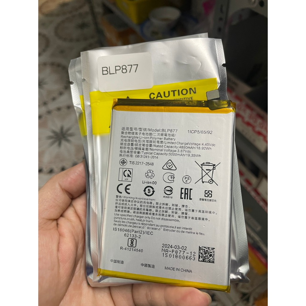 Pin Oppo BLP877 / Realme 8i / Realme C35 / Realme C30S ZIN NEW