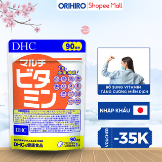Vitamin tổng hợp Multi DHC Nhật Bản giúp làm đẹp da, hỗ trợ miễn dịch tiêu hóa gói 90 ngày
