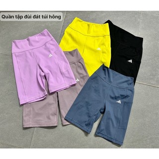 Quần tập đùi đát túi hông