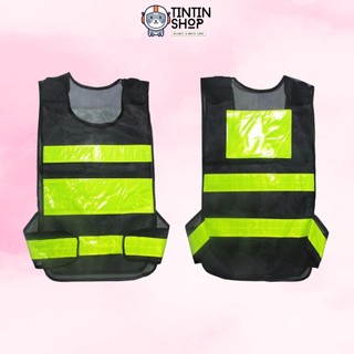 Áo phản quang lưới đi phượt xe máy