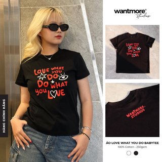 Áo thun baby tee freesize tay ngắn ôm body basic hottrend wantmore.studios - love what you do