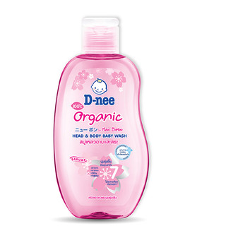 Dầu tắm gội toàn thân em bé D-Nee Sakura Pure Hồng 200ml