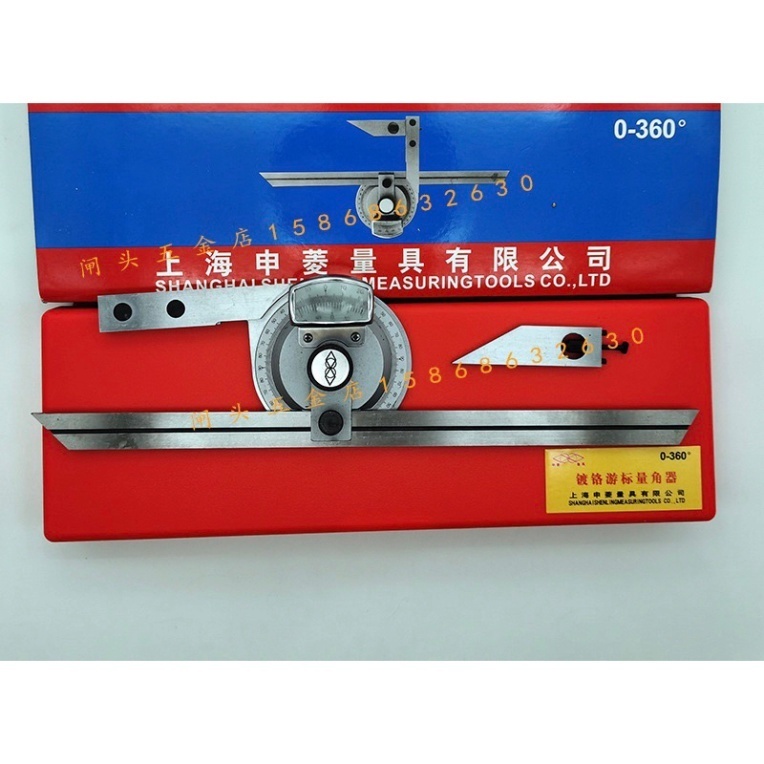 Thước đo góc 0-360 độ dải đo 0,02mm độ chính xác 0,02.0-360 độ.